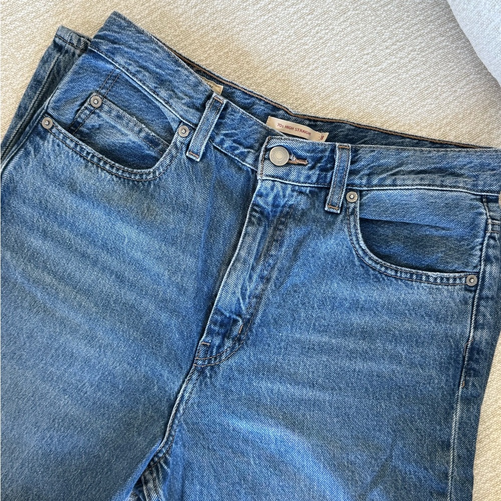 Levi's Blue Straight Leg Jeans